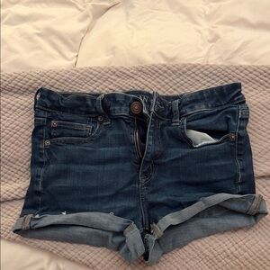 American Eagle Dark Wash Jean Shorts